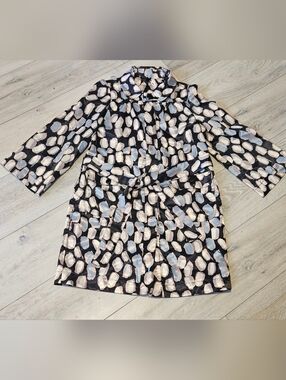 SD II ~ Patterned Belted Trench Coat ~Women's Medium